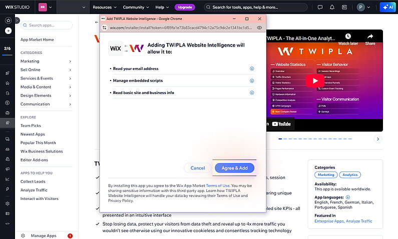 App-Zugang gewähren